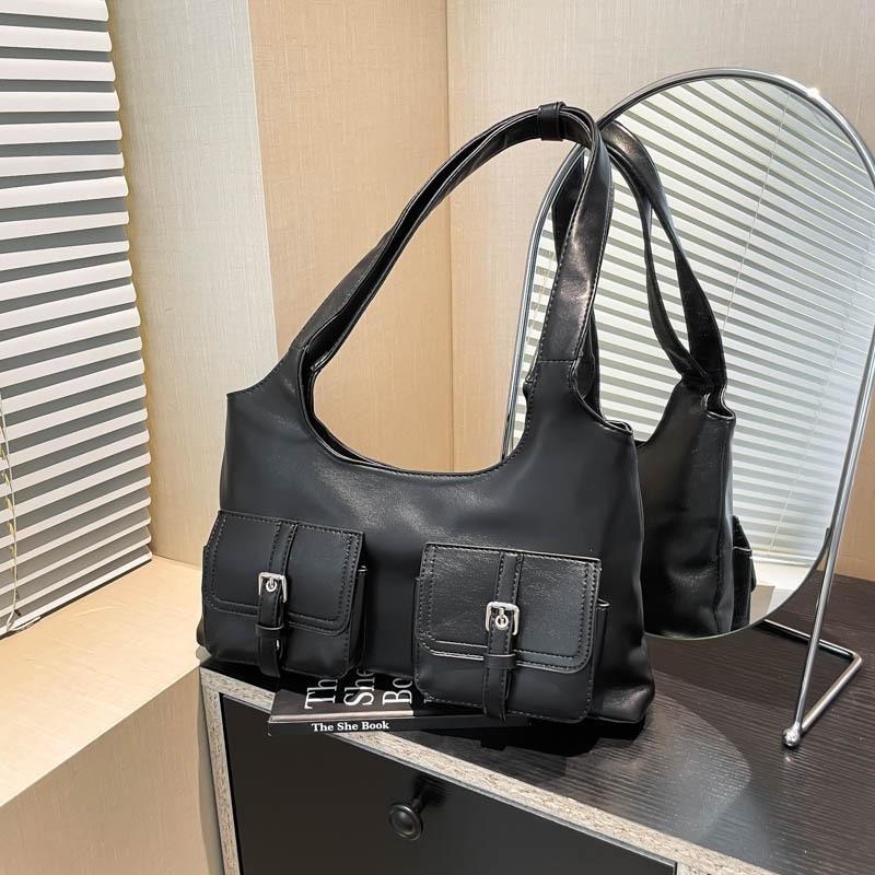 Premium Sense Niche Bag Women's New Line Fashion Versatile Shoulder Underarm Bag Commuter Tote Bag
