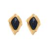 Vintage European & American Geometric Clip-On Earrings - Autumn/Winter Mature Style, Non-Pierced, Retro Irregular Design for Women