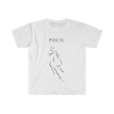 Herren Damen Weiches Baumwoll-T-Shirt. Poco, Legend