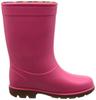 Hi-Tec HT KID08 Kids' Rain Boots with Cup Insoles, Scoline Pink, 14.0 cm