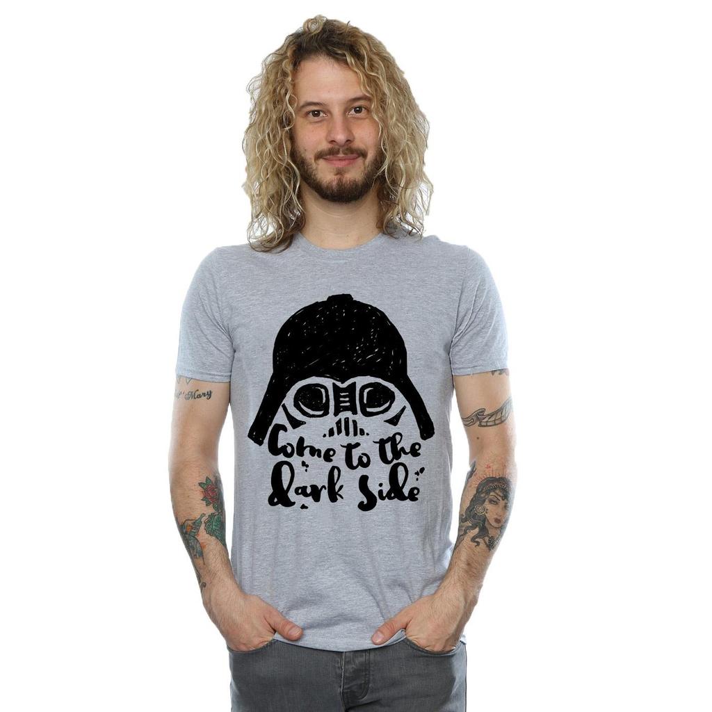 Star Wars Mens Darth Vader Come To The Dark Side Sketch T-Shirt