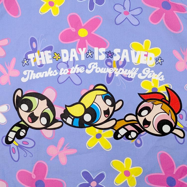 Small Planet The Powerpuff Girls Flat Tote Bag PU 205388 Powerpuff The Powerpuff Girls