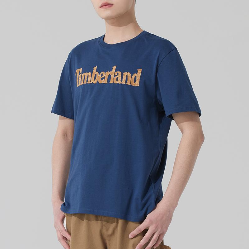 Timberland SS25 T Shirt Men's Blue A6D6R-288