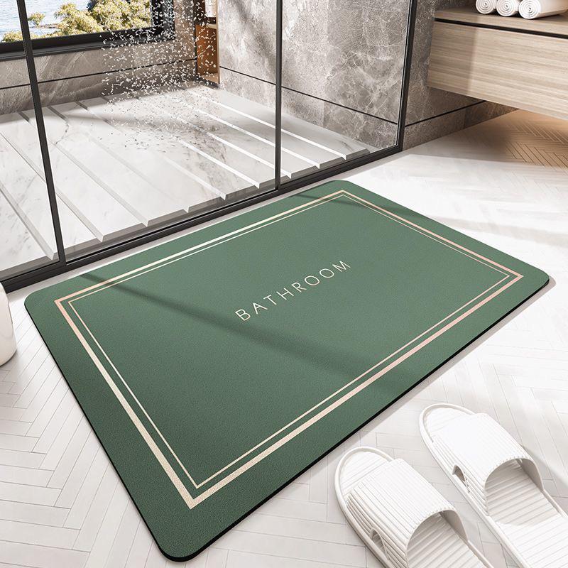 Modern Soft Diatom Mud Bathroom Anti-Slip Water Absorbing Entrance and Toilet Mat 40x60cm