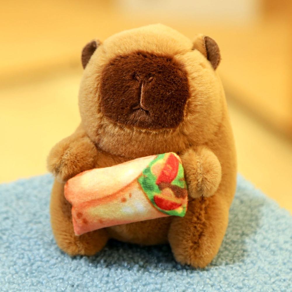 

Plush Plush Toy Keychain Capybara Bag Hanging Ornaments New Backpack Pendant Gift 04
