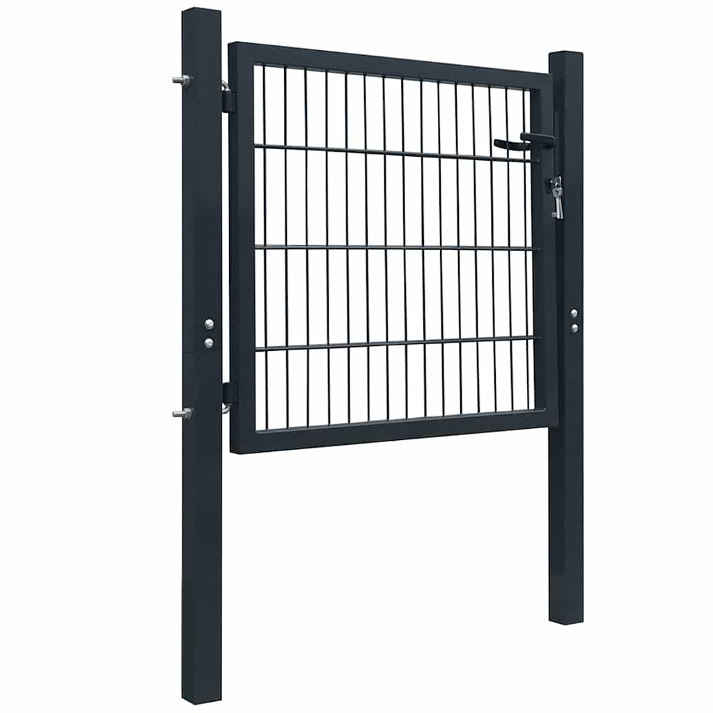 Vidaxl Puerta de Jardín 2D (Individual) Antracita-Gris 100X80 Cm