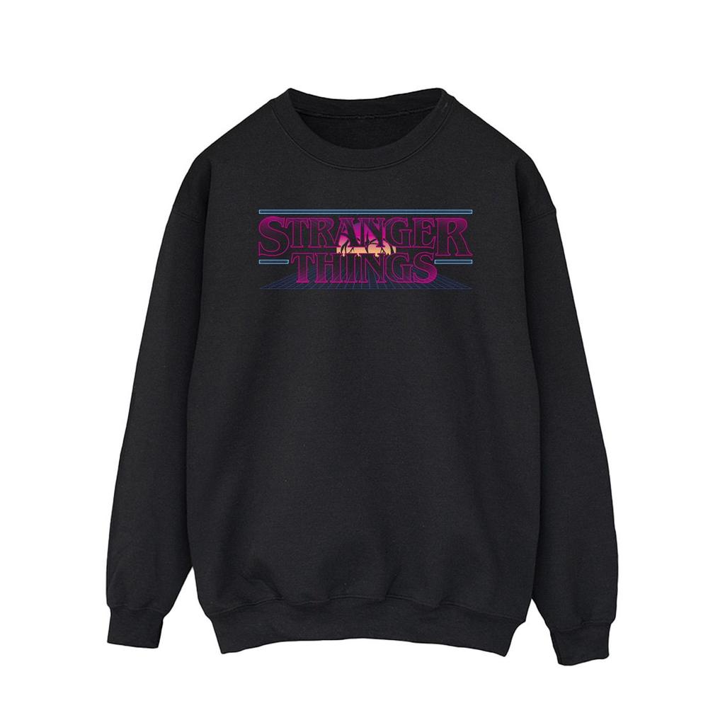 Netflix Mens Stranger Things Retro Title Sweatshirt