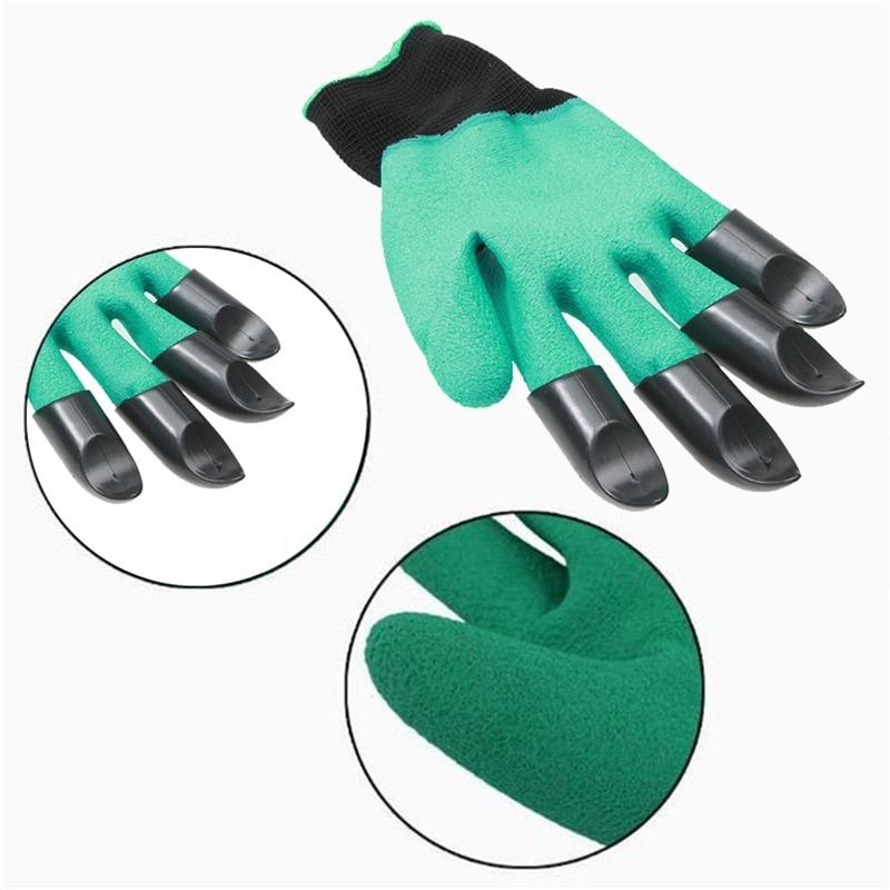 8Pcs Waterproof ABS Plastic Hand Claws Gardening Digging Gloves Durable Plant Propagation Outdoor Tools for Easy Soil Work