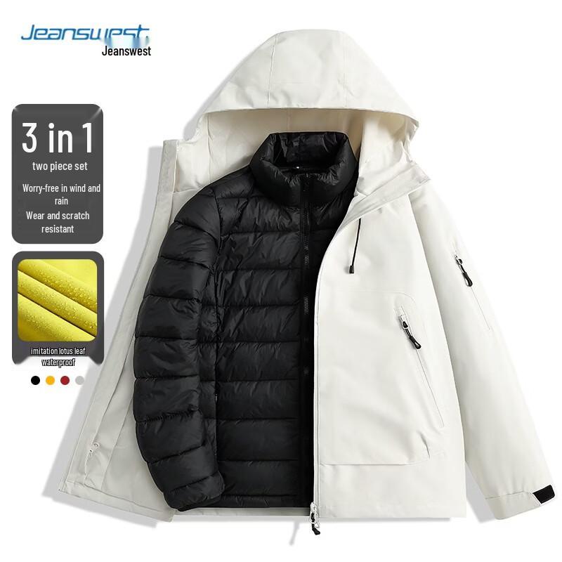 Jeanswest Unisex 3-in-1 Hooded Winter Jacket M