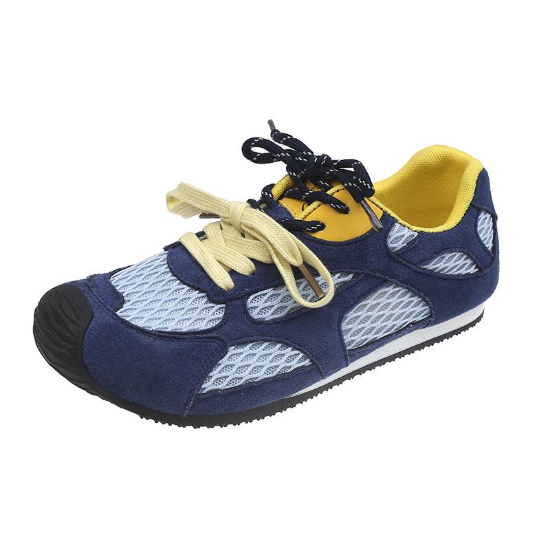 Dexun shoes women's 2025 new summer thin mesh shoes breathable mesh super fire thin sole casual sports shoes women's shoes