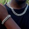 Europäische und Amerikanische Rohdiamant-besetzte Kubanische Kette Herrenhalskette Herren Trendige Hip-Hop Voll Diamant Kubanische Kette 2026