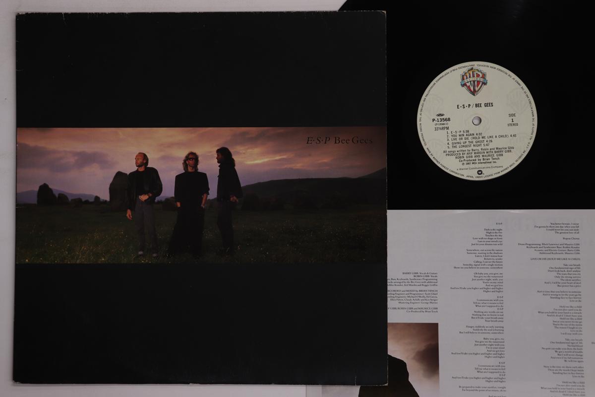 

LP Record BEE GEES ESP P13568 WARNER BROS 1987 Japan Rock Used
