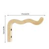 Natural Wood Wall Plant Hangers Hanging Flower Pot Hook Flower Bracket for Lanterns Wind Chimes Balcony Home Decor