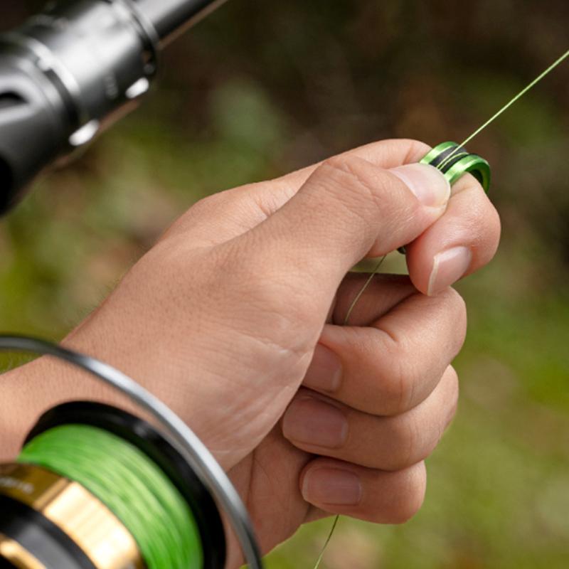 1Pc Aluminum Alloy Fishing Tool Fishing Line Puller With Anti-Slip Rubber Ring Fast Line Cutting For Easy Line Pulling Loop
