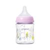 PIGEON Breastfeeding experience baby bottle 160ml 0 months~ Made of light and unbreakable plastic flower garden Premium transparency like glass