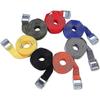 Ratchet Strap Pack of 6, Polypropylene Luggage Strap, Lashing Straps, Used for Car, Motorcycle, Kayak, Adjustable, Wear-Resistant Friction, Not Easy T