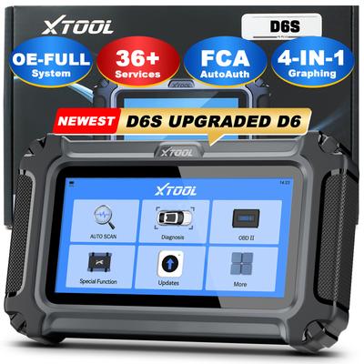Stoc local UE SUA XTOOL D6S Scanner Auto cu Actualizare Gratuită 2026 Scanner de Diagnosticare pentru Mașini Europene Cititor de Coduri OBDii cu Peste 30 de Resetări