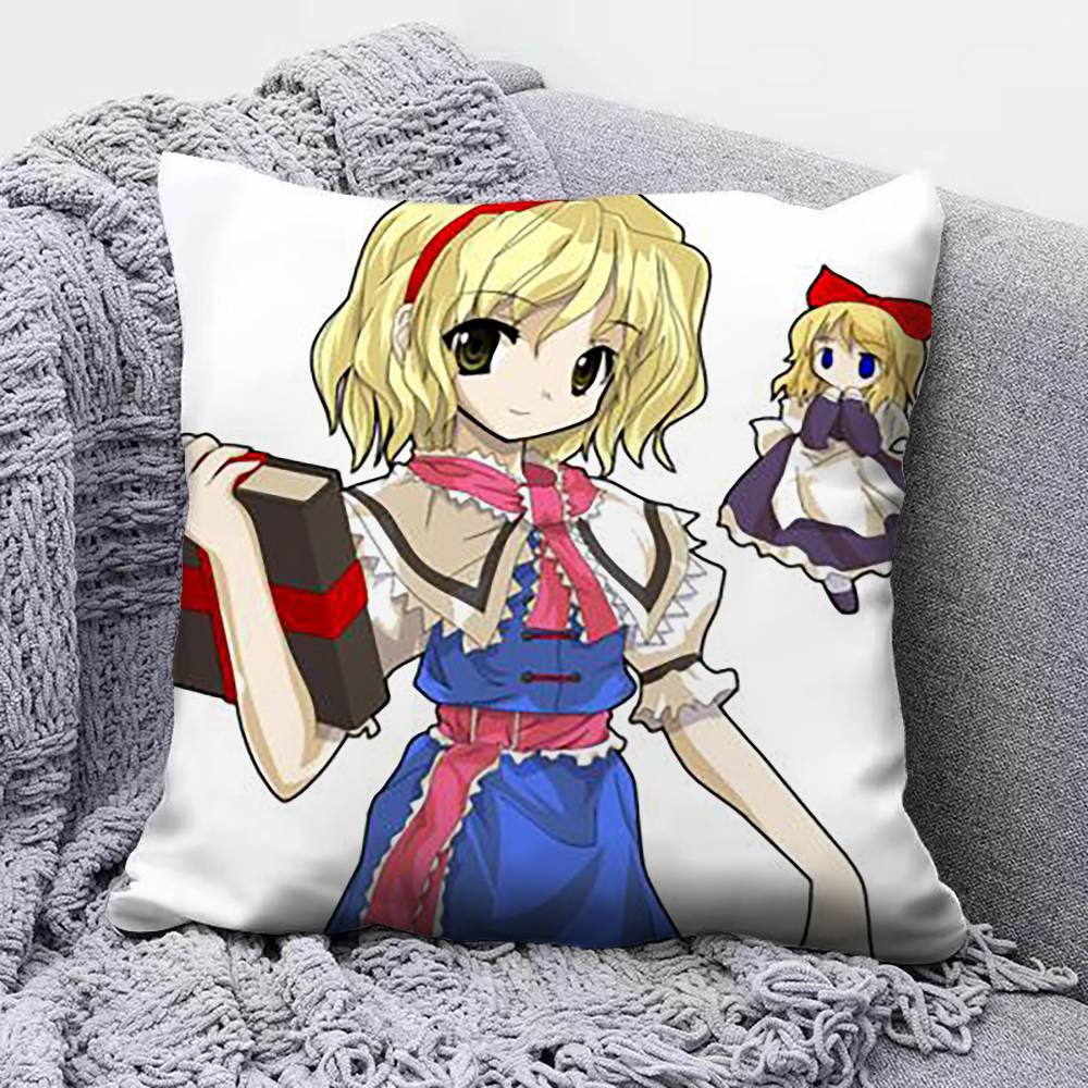 Alice Margatroid TOUHOU Pillow Covers Home Sofa Cushion Covers and Aecorative Custom