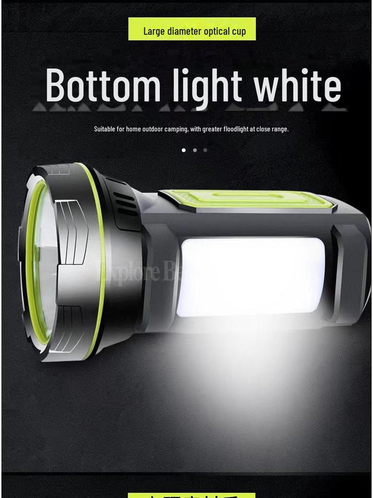 Rechargeable Multi-Function Strong Light Portable Flashlight for Outdoor & Home Use