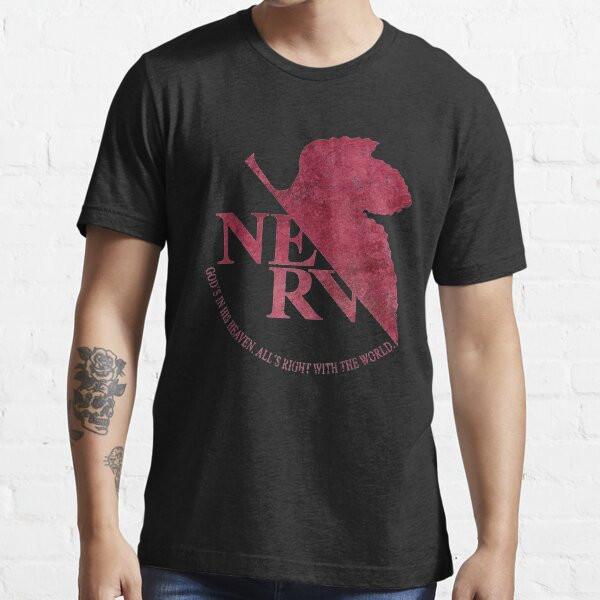 

NERV Vintage Emblem Blood Edition T Shirt Essential T Shirt 3XL