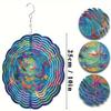 10 Inch Hanging Wind Spinner with 360 Degree Hook for Balcony Garden Decor Spring Summer Outdoor DecorationMetal Wind Chimes for Home Decor