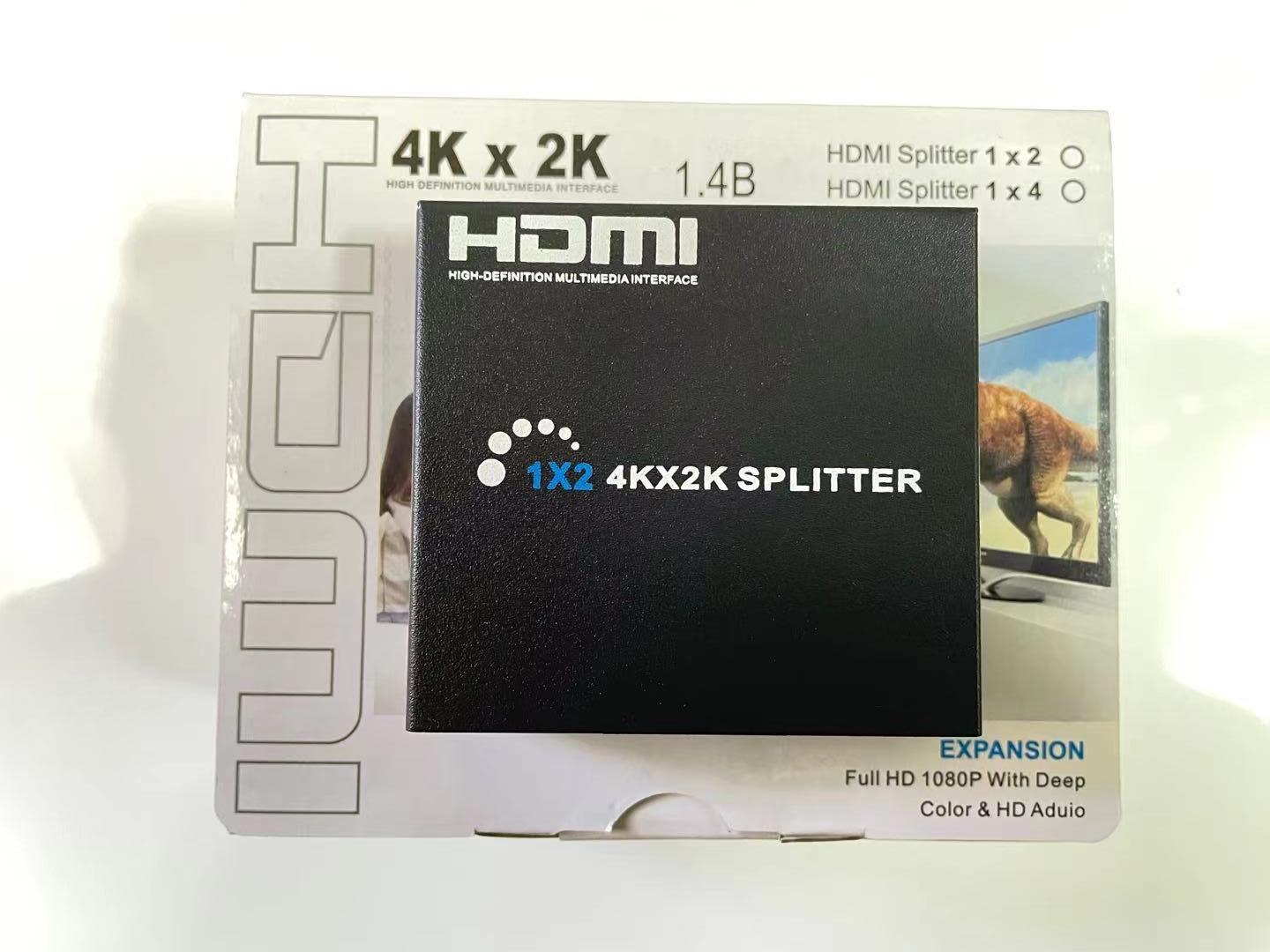 

HDMI-сплиттер 1080P: 1 вход на 2 выхода 4K USB power cable белый