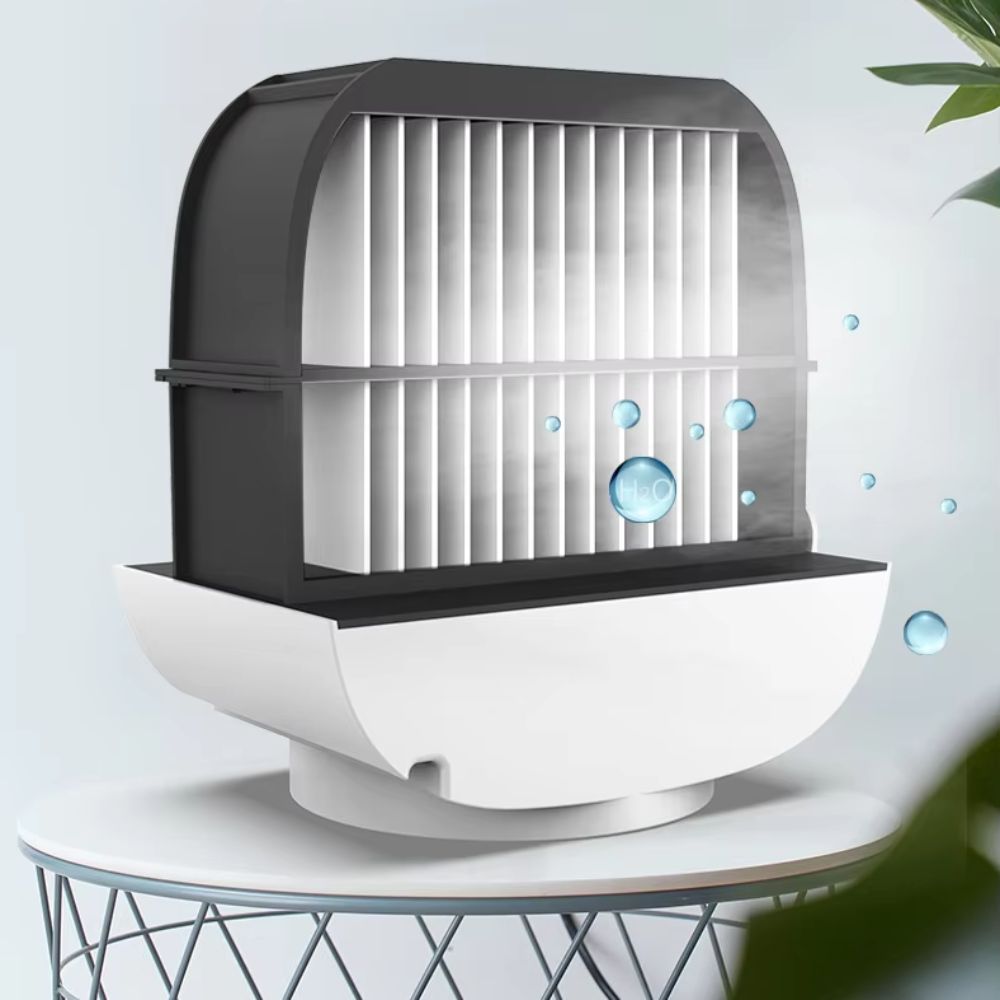 Portable Design Spray Fan Desktop Size Humidification Fan Household Item Electric Fan Desk Place