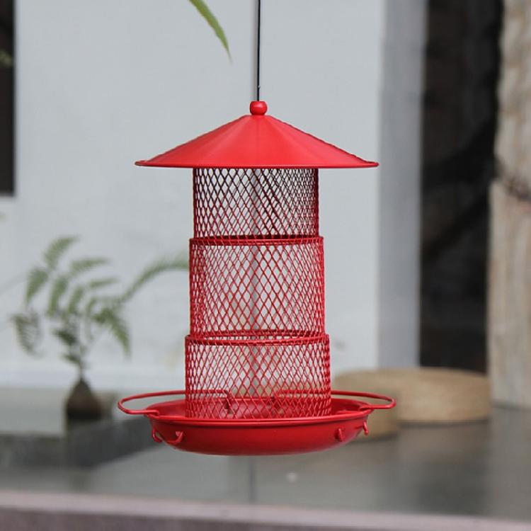 Garden Yard Birds Feeder Squirrels-proof Hanging Birdhouse for Outside Garden