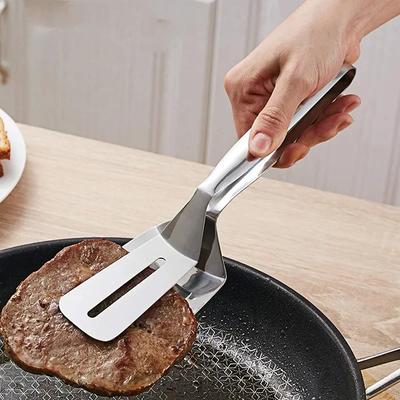 Edelstahl Braten Schaufel Clip Multifunktionale Steak BBQ Utensilien Fisch Spachtel Brot Zange Haushalt Picknick Küche Werkzeug
