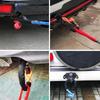 1pc Auto Accessories Car Road Recovery Towing Ropes Protective Sleeve 38000 Lbs Synthetic Fiber Heavy Trailer Pull Strap Shackle