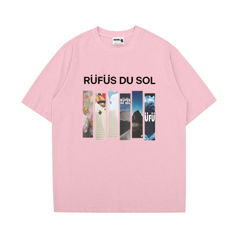 

Rufus Du Sol Мерч Тур 2026 Графіка Футболки з коротким рукавом Чоловіки Жінки Вінтажний Вуличний Стиль Футболка Бавовняні Повсякденні Топи з Круглим Вирізом Унісекс 3XL