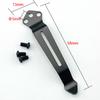 Stainless Steel Back Clip for DIY Folding Pocket Knife Tool DIY Accessories Back Clip Custom Folding Knife Back Clip Holder