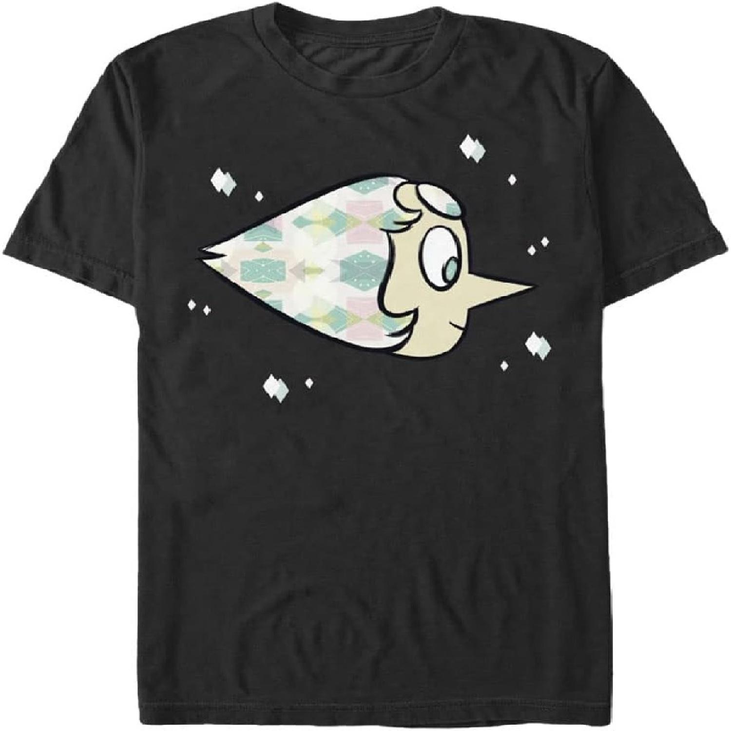 

STEVEN UNIVERSE Men s Big & Tall Pearl Head T-Shirt XXXXXL