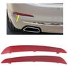 2pcs Rear Bumper Trim Reflector Strips 63147388765 63147388766 for 530i 540i 530e Reflective Cover Replacement