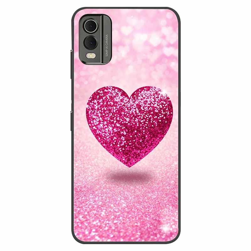 For Nokia C32 Case Shockproof Soft silicone TPU Back Cover For Nokia C32 C 32 Phone Cases NokiaC32 Cute Cartoon Fundas Shells