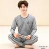 Children's Cotton Wool Thermal Long Johns Set for Boys & Teens - Medium to Large Sizes, Autumn