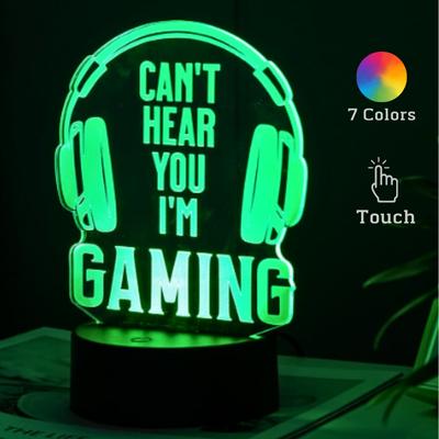 USB With Cable Touch 7 Colors 3d Night Light Restaurant Bar Illusion Desktop Music Acrylic Decorative Bedside Small Table Lamps