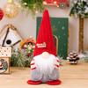 Decor Playful Christmas Red Rudolph Gnome With Pointed Hat For Lively Seasonal Celebrations