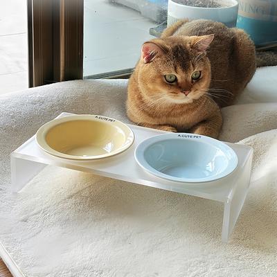 Ceramic Pet Cat Bowl Pet Drinking Water Feeding Bowl Ceramics Cat Food Dog Food Utensils Cat Dog Pet Supplies Accessories
