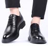 Atmungsaktive Sommer-Erhöhungsschuhe Herren Businessschuhe 3/6/8cm Herren Formelle Schuhe Klassische Business Lochmuster Herren Oxfords Schuhe Anzugschuh