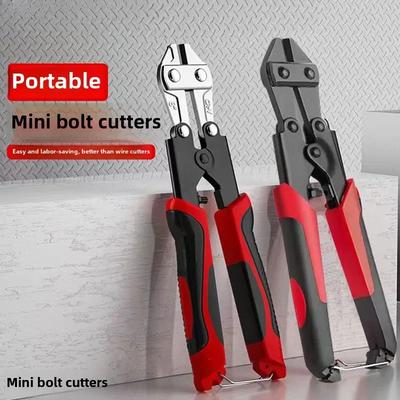 Bolt Cutters Bolt Cutter, 8"Wire Breaker Pliers, Chain Lock Cutter HeavyDuty,Cut Off Wires, Bar,Hard CopperWire Twisted Wire