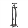 Brass Floor Standing Bathtub Shower Faucet Swivel Spout Bathroom shower faucet Mixers Taps Standing Bathtub Faucet