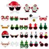 Christmas Glasses Party Decors Sunglasses Frames Novelty Costume Eyeglasses Photo Props for Adults Kids Party Favors
