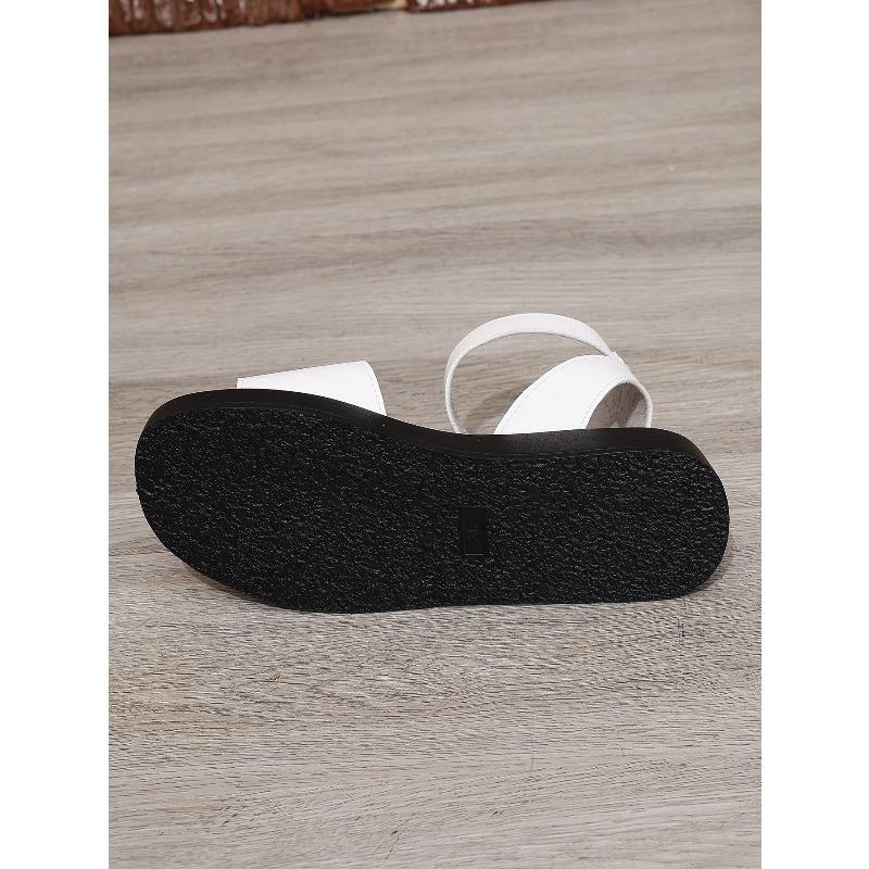 New Summer Platform Sandals – One-Band Casual Thick Sole Sandals, Large-Size Comfortable Women's Footwear