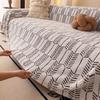 2025 Mode Geometrisch bedrucktes Sofa-Handtuch Multifunktionale Freizeit-Kniedecke für Büro All-Inclusive Weiche Chenille Sofaabdeckung