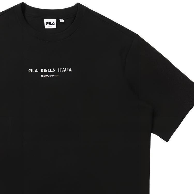 New FILA T-Shirts Unisex Black FS2RSE2107X-BLK