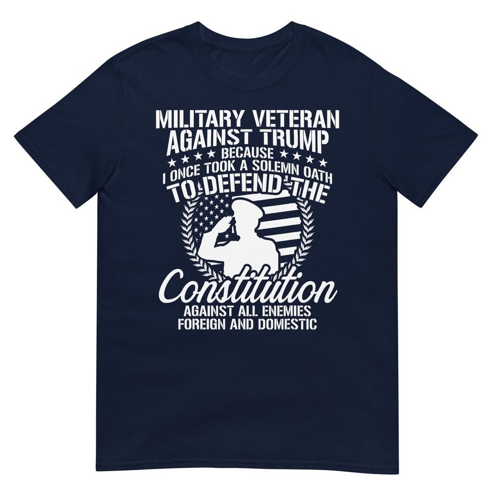 Military Veterans Against Trump 2020 Usa Election TShirt S