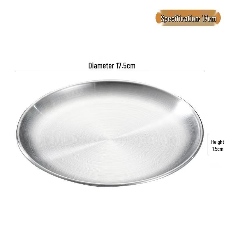 

Huikuang 304 Stainless Steel Korean Style Serving Plate