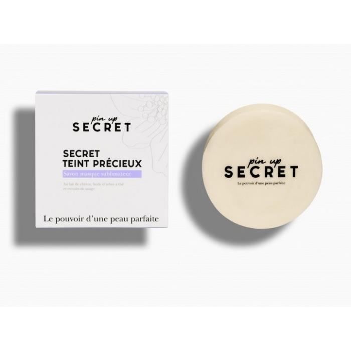 Pin Up Secret Secret Teint Précieux Savon Lait De Chèvre 110 Grammes