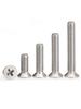 304 Stainless Steel Phillips Flat Head Countersunk Screws (Sizes: 1M to 4M)
